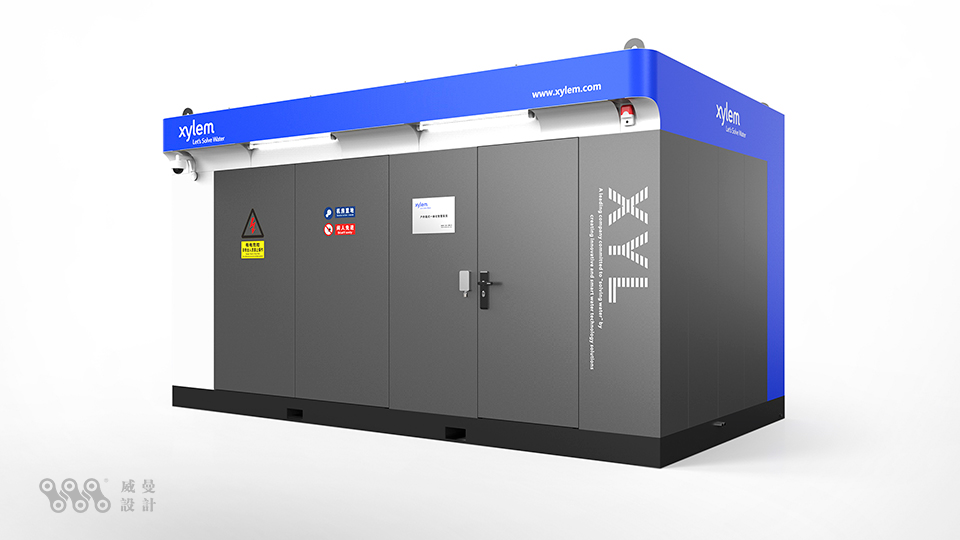 Sheet metal design，industrial equipment ，Appearance design，Outdoor pump house，