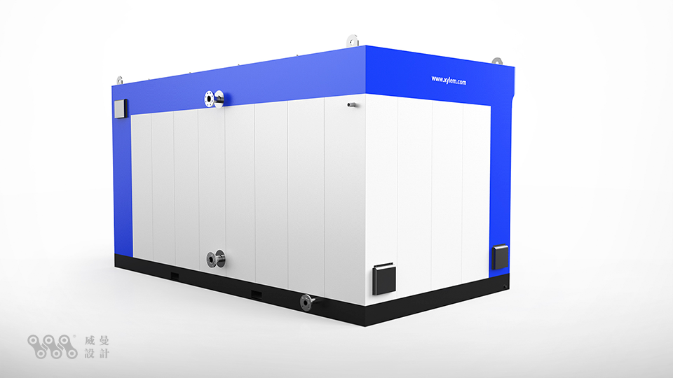 Sheet metal design，industrial equipment ，Appearance design，Outdoor pump house，