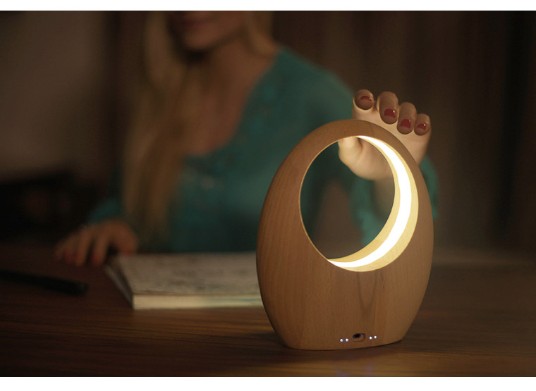 originality，Night light，Log table lamp，Creative wood，Intelligent moon lamp，Desk lamp，Moon lamp，Original design，