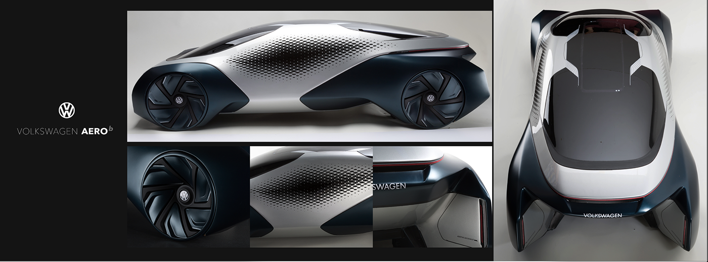 VOLKSWAGEN，Concept car，electric vehicle，modeling，Render，