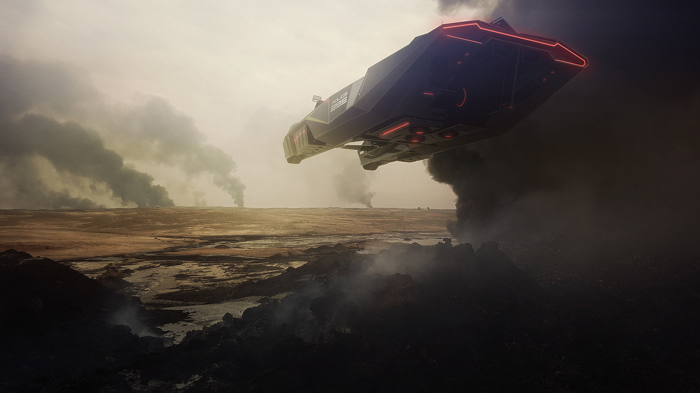 automobile，science fiction，Art，concept，