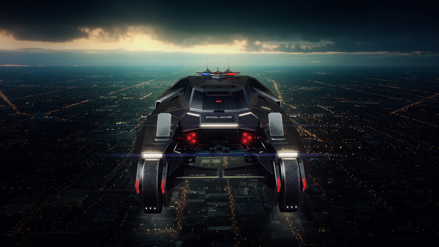 automobile，science fiction，Art，concept，