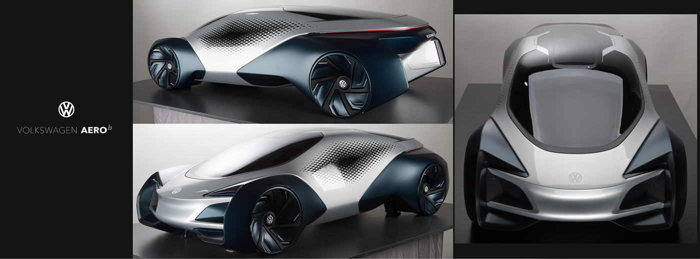 VOLKSWAGEN，Concept car，electric vehicle，modeling，Render，