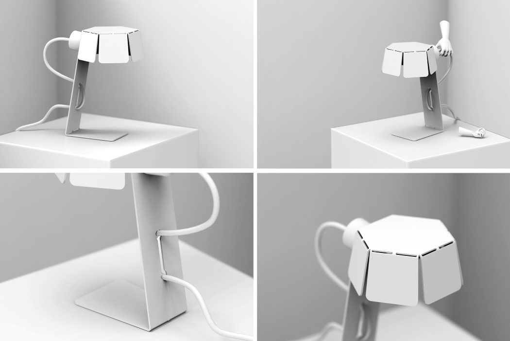 lamp，Metal，assemble，simple，