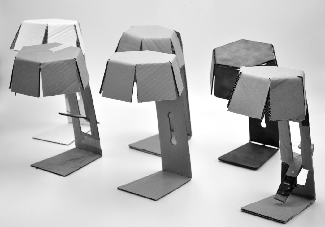 lamp，Metal，assemble，simple，