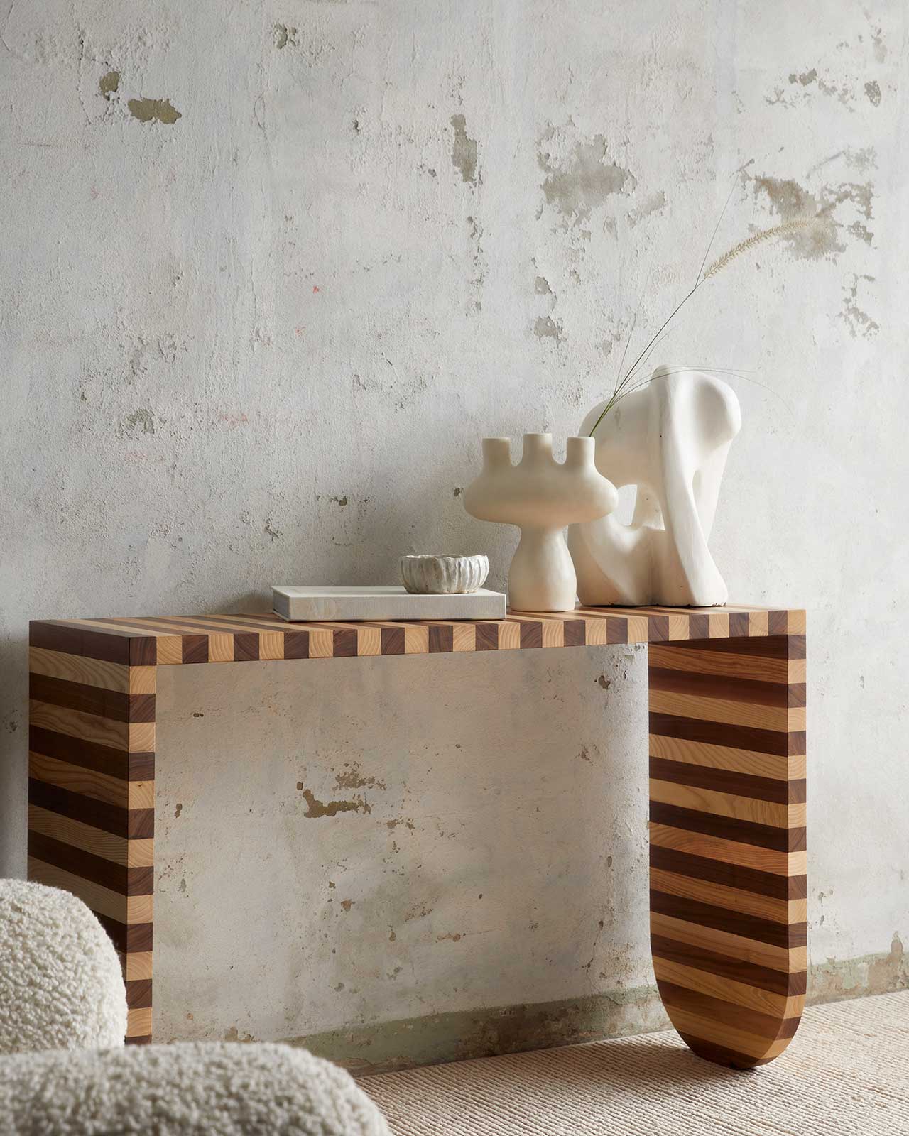 furniture，stripe，wooden ，Side table，screen，