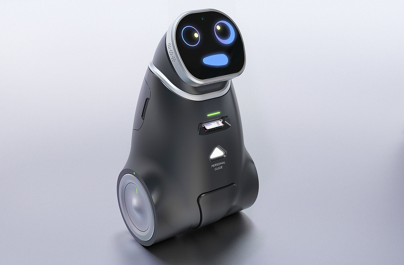 robot，Exhibition hall，explain，Siemens，