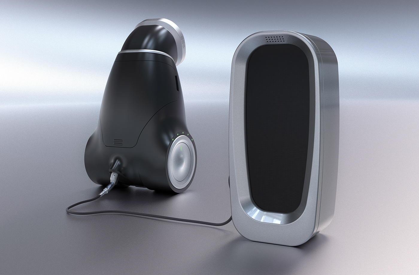 robot，Exhibition hall，explain，Siemens，