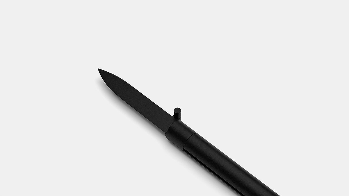 knife，fold，simplify，black，