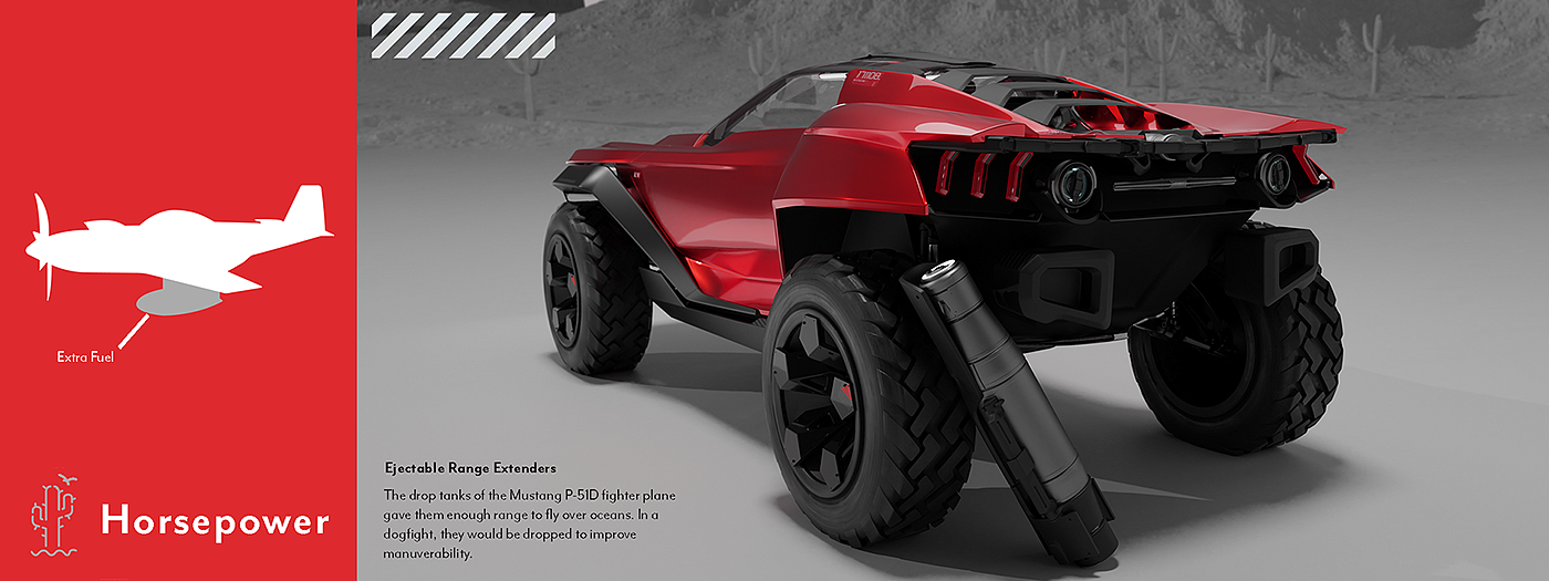 Off-road vehicle，gules，Ford，science fiction，