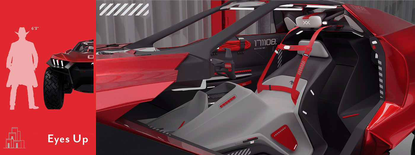 Off-road vehicle，gules，Ford，science fiction，