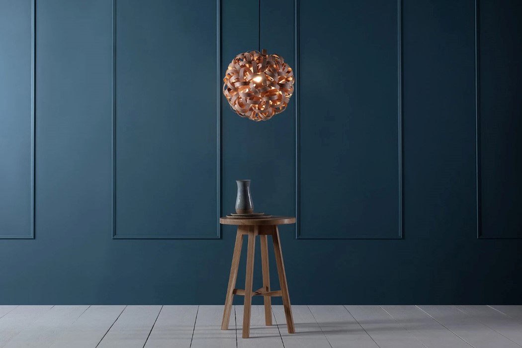 a chandelier，wooden ，unique，