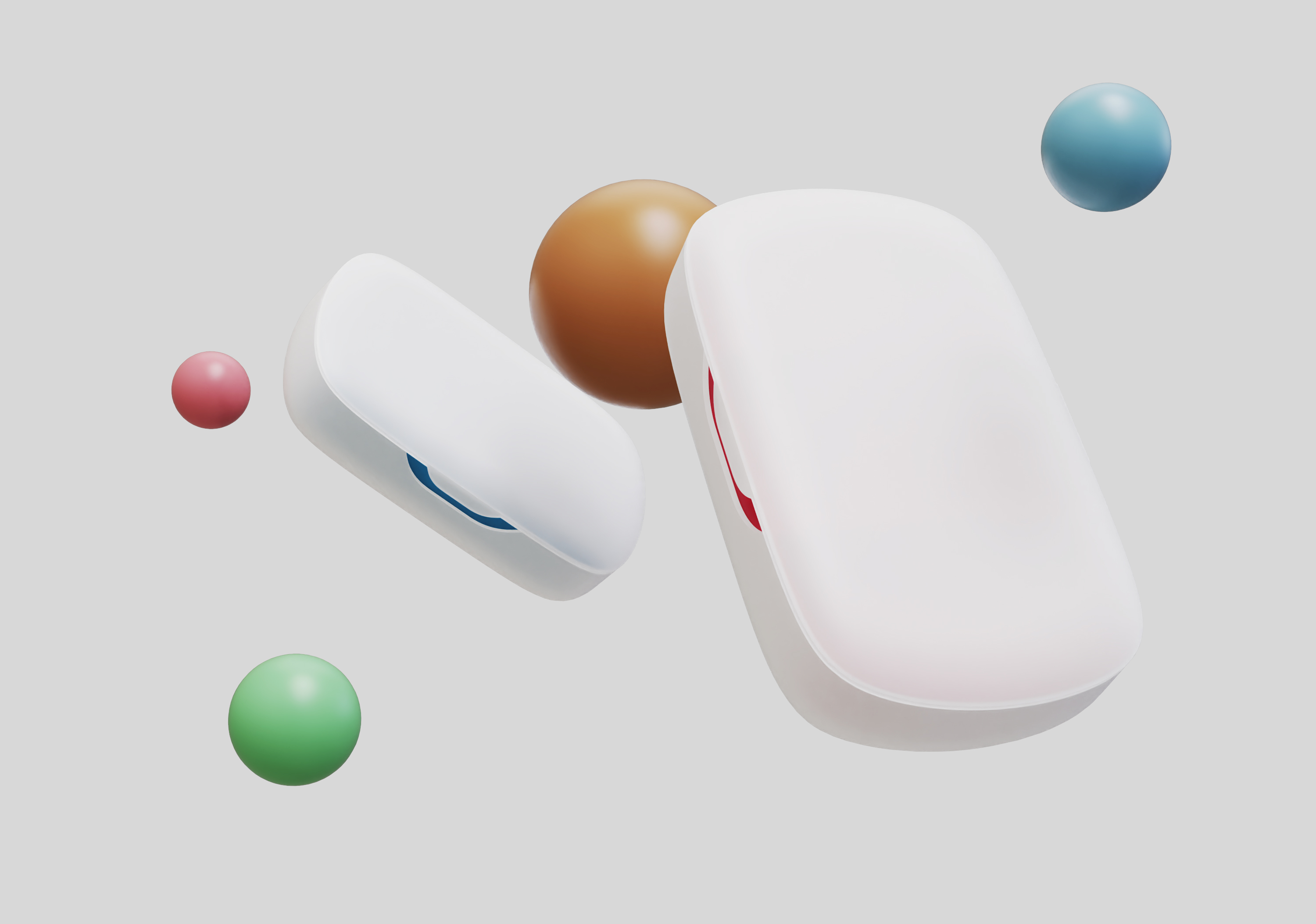 Medicine box，product design，Simple design，translucent material ，