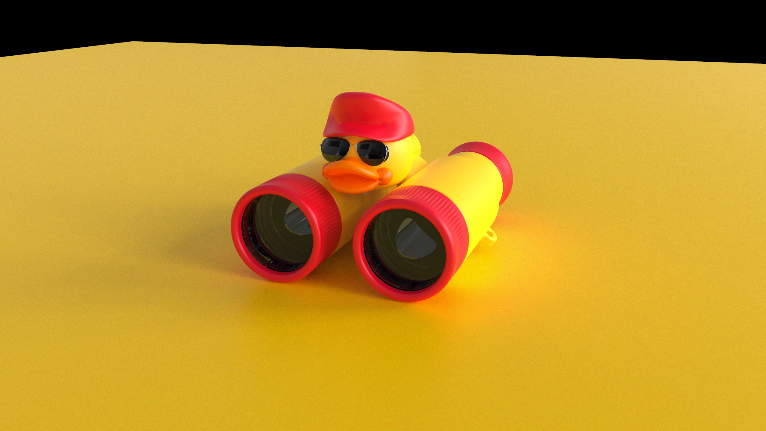 bduck小黄鸭儿童望远镜