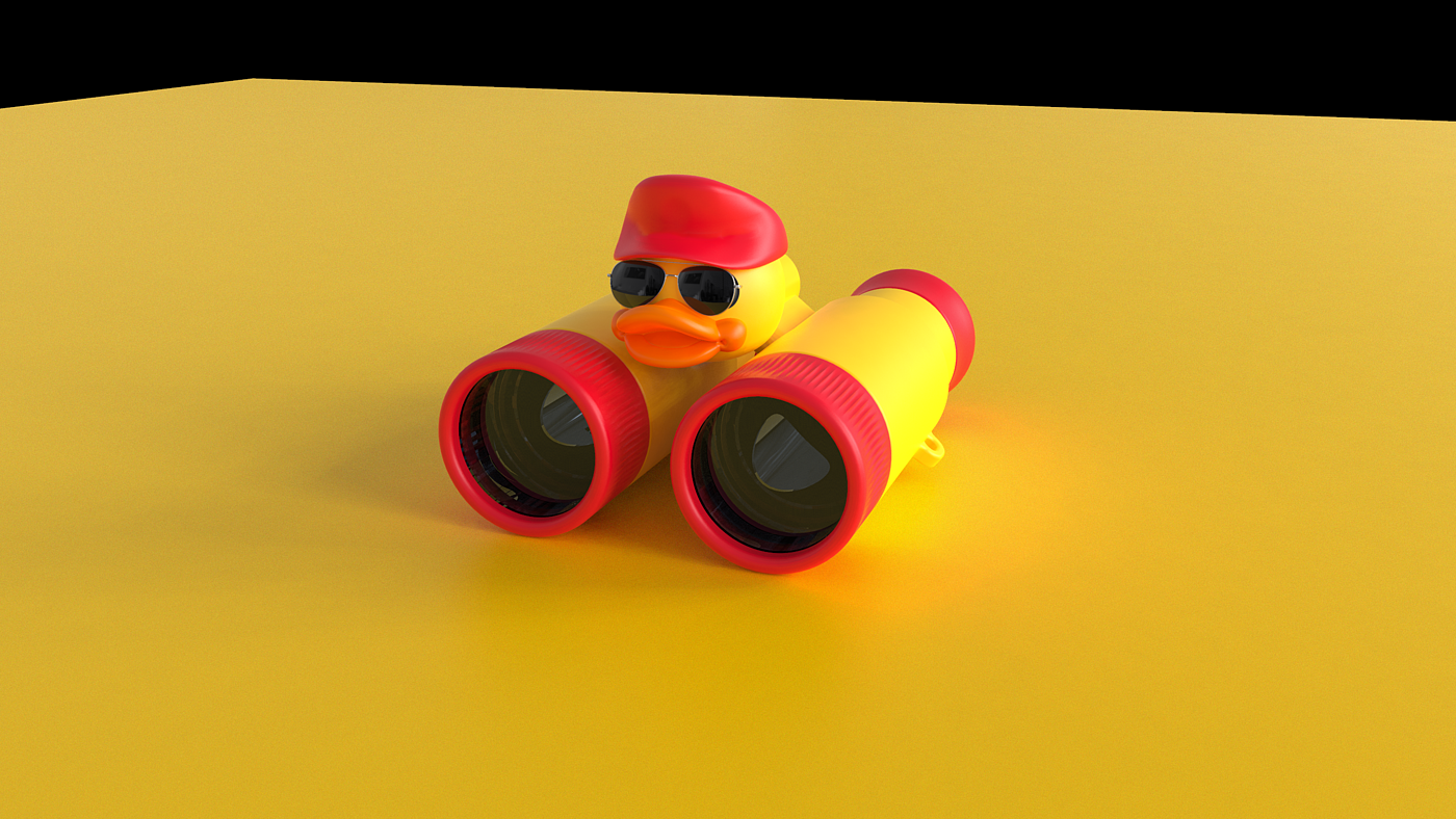 B.DUCK，Yellow duck，telescope，Toys，IP，Tide play，outdoors，motion，