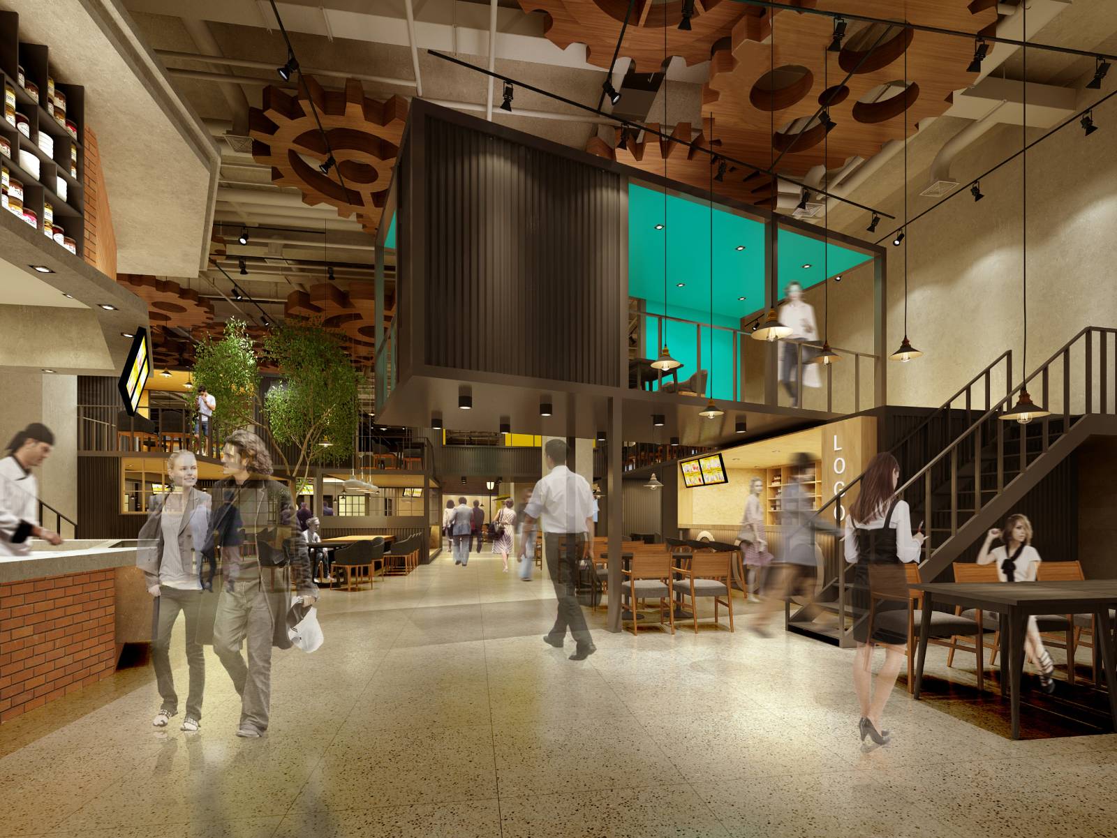 space，Commercial space catering，