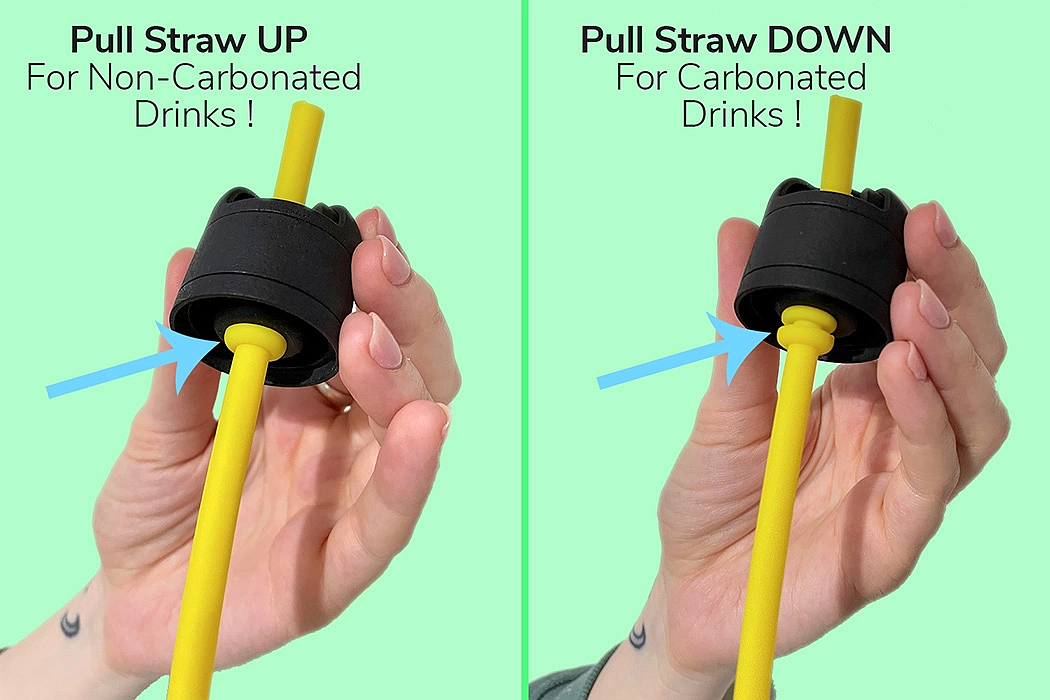 ZippyCap，straw，Reusable，