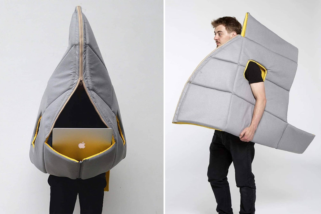 SharkMan，Wearable furniture，privacy，