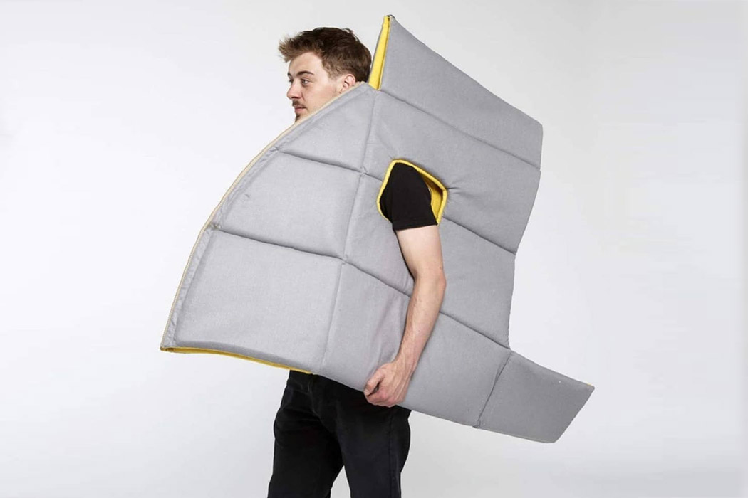 SharkMan，Wearable furniture，privacy，