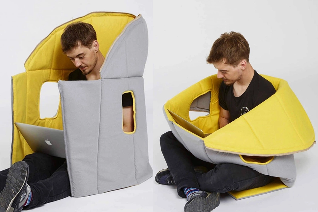 SharkMan，Wearable furniture，privacy，