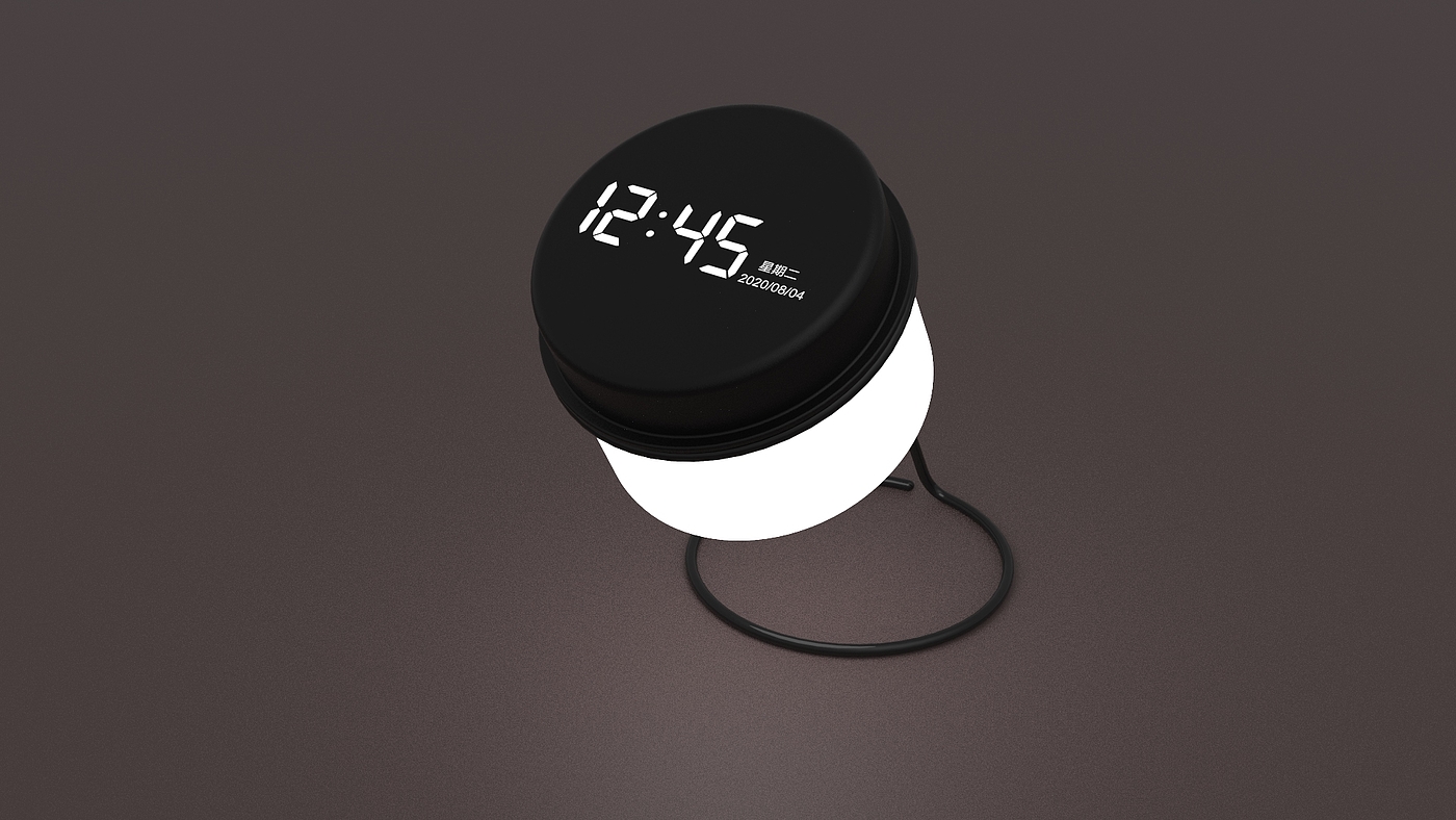 Night light alarm clock，