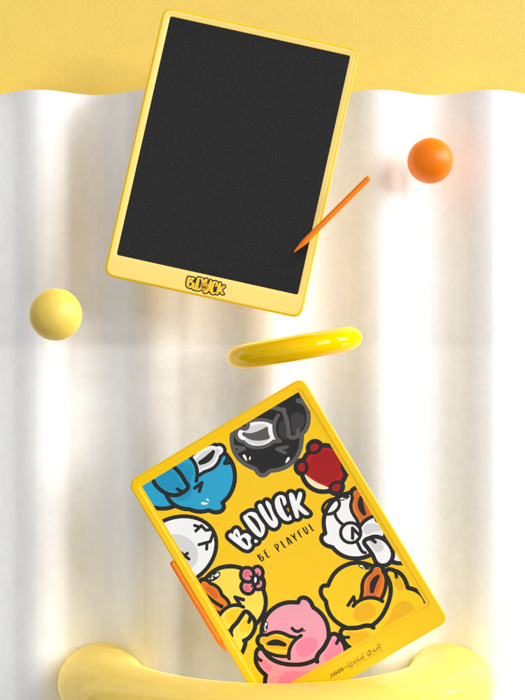 B.DUCK，Yellow duck，packing，draw，screen，Toys，IP，wacom ，