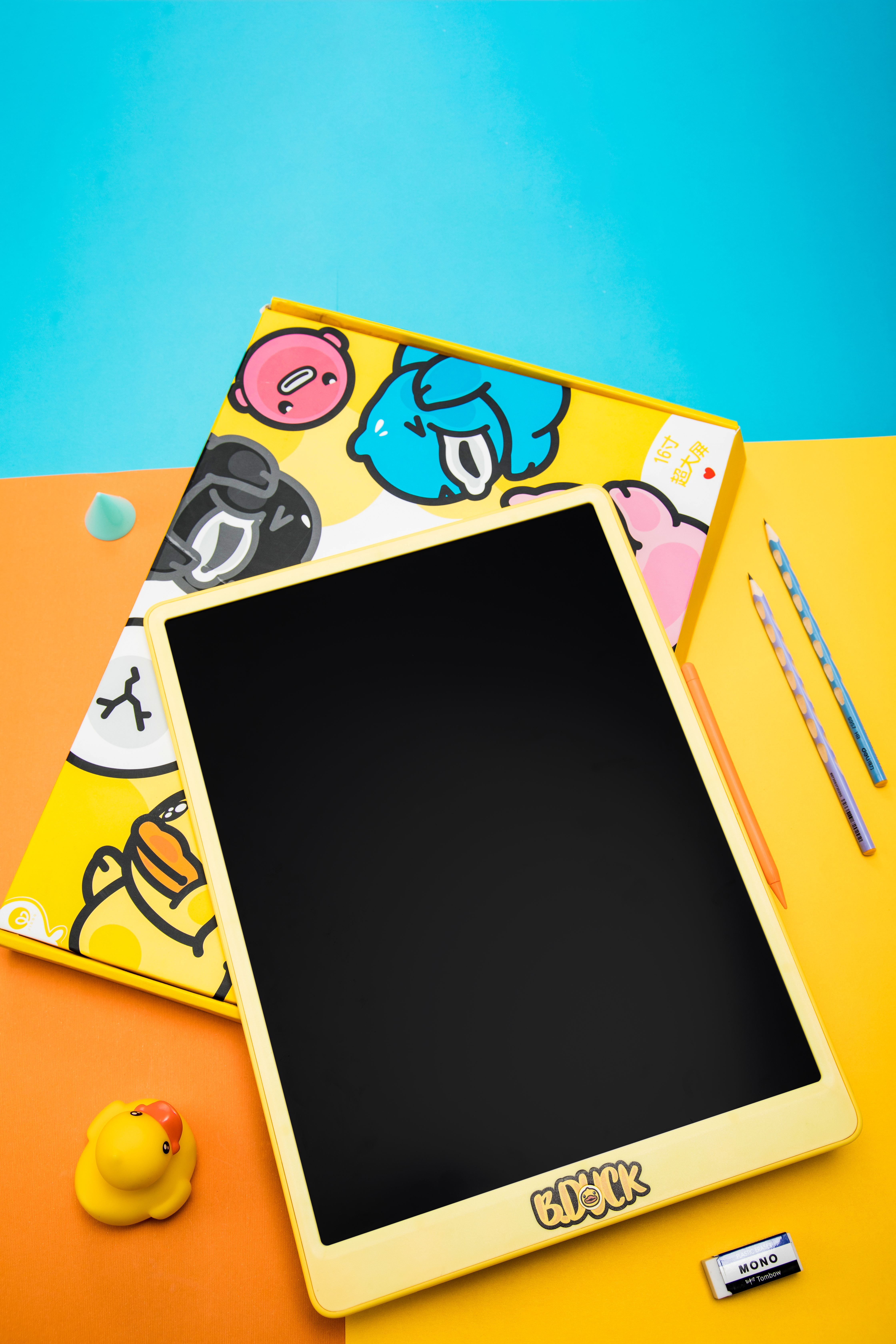 B.DUCK，Yellow duck，packing，draw，screen，Toys，IP，wacom ，