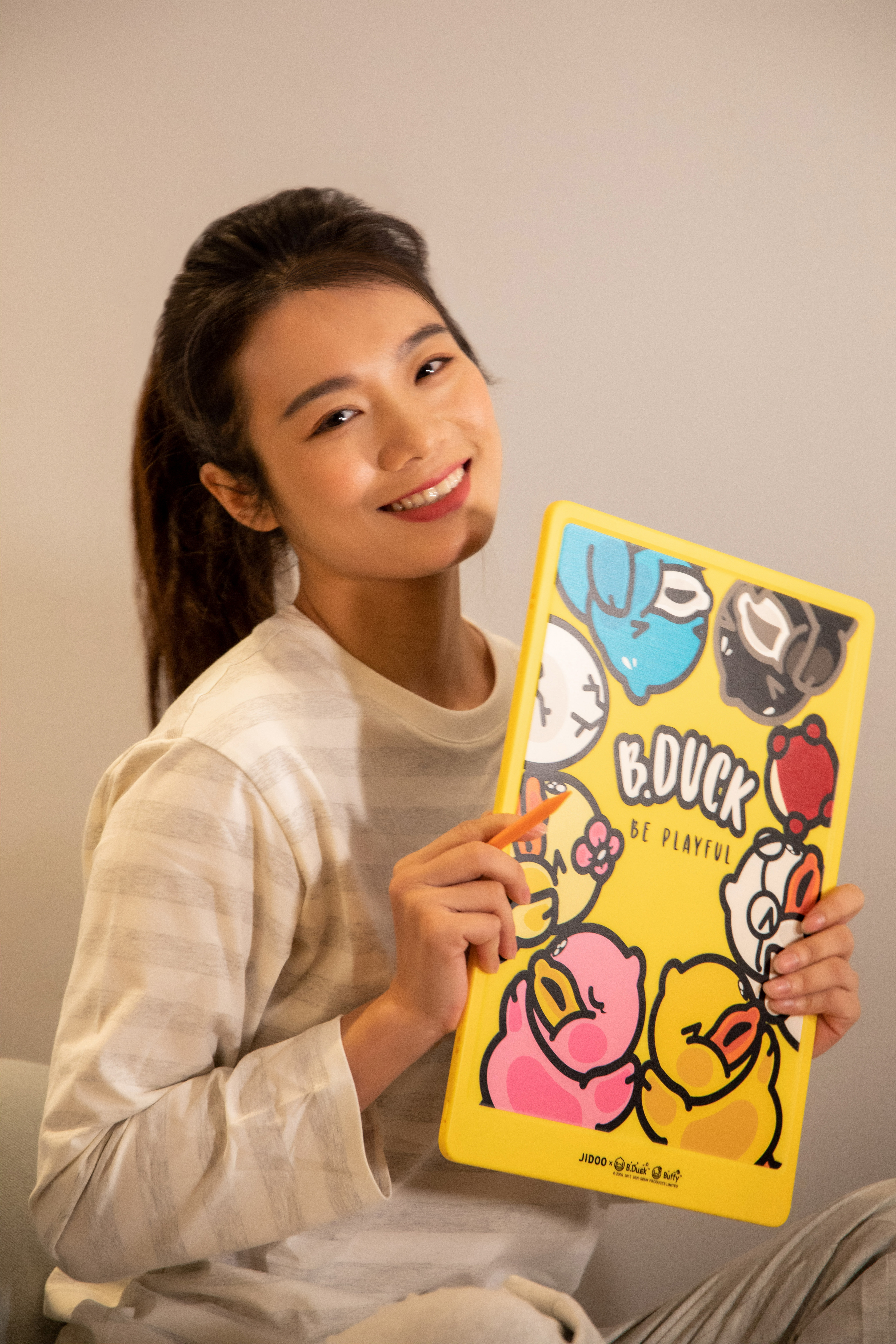 B.DUCK，Yellow duck，packing，draw，screen，Toys，IP，wacom ，