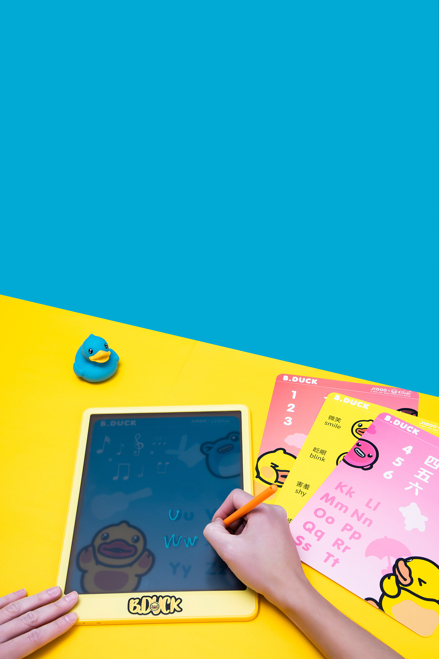 B.DUCK，Yellow duck，IP，draw，wacom ，Copy，preschool education，packing，