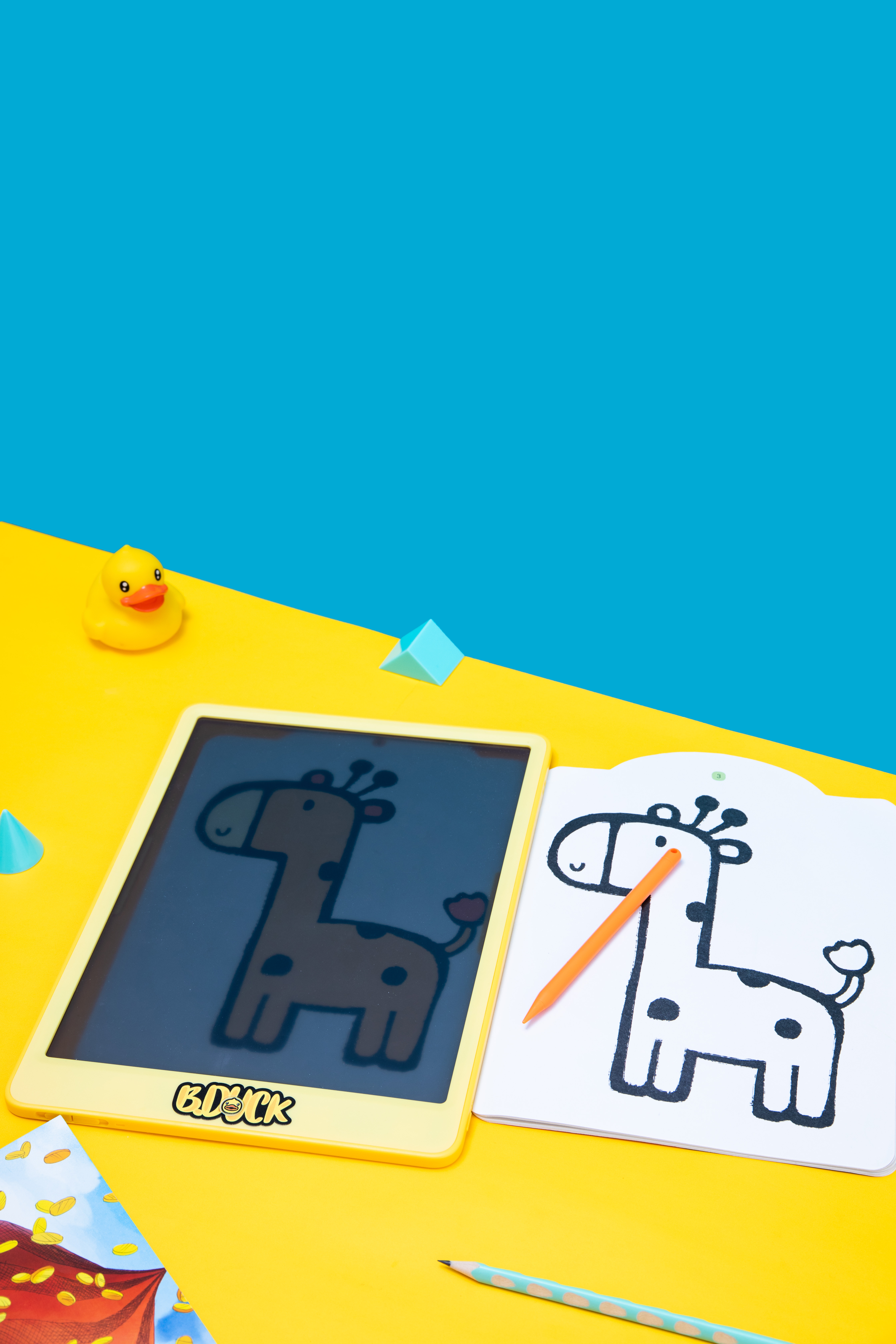 B.DUCK，Yellow duck，IP，draw，wacom ，Copy，preschool education，packing，