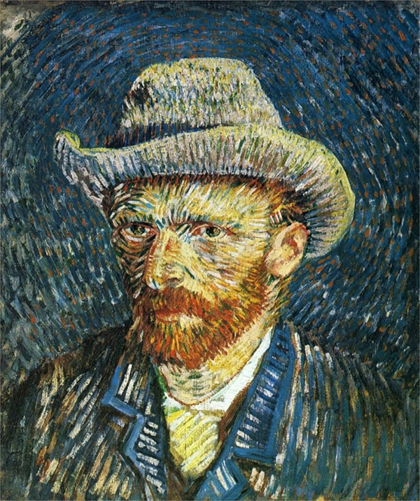 van gogh，self-portrait，works，Art，