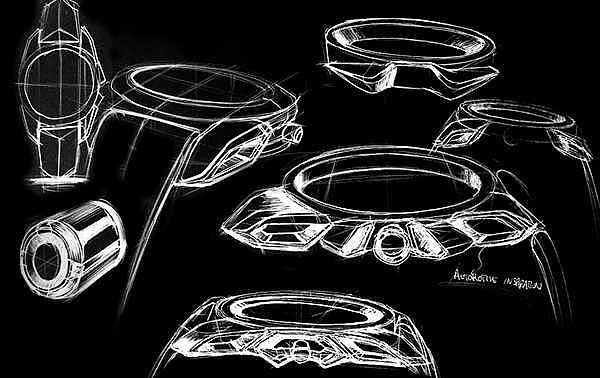 Wrist watch，concept，platinum，wave form，Round bead，