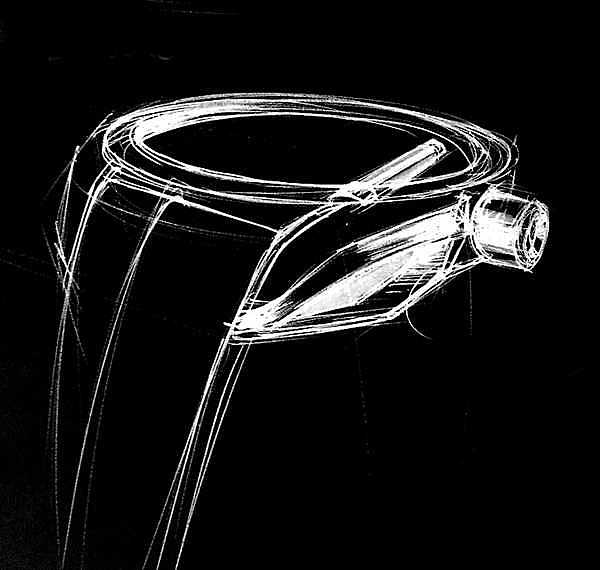 Wrist watch，concept，platinum，wave form，Round bead，