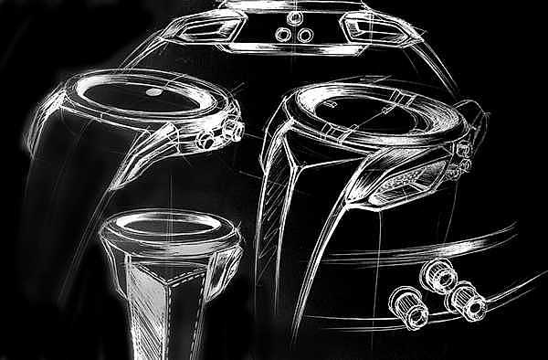 Wrist watch，concept，platinum，wave form，Round bead，