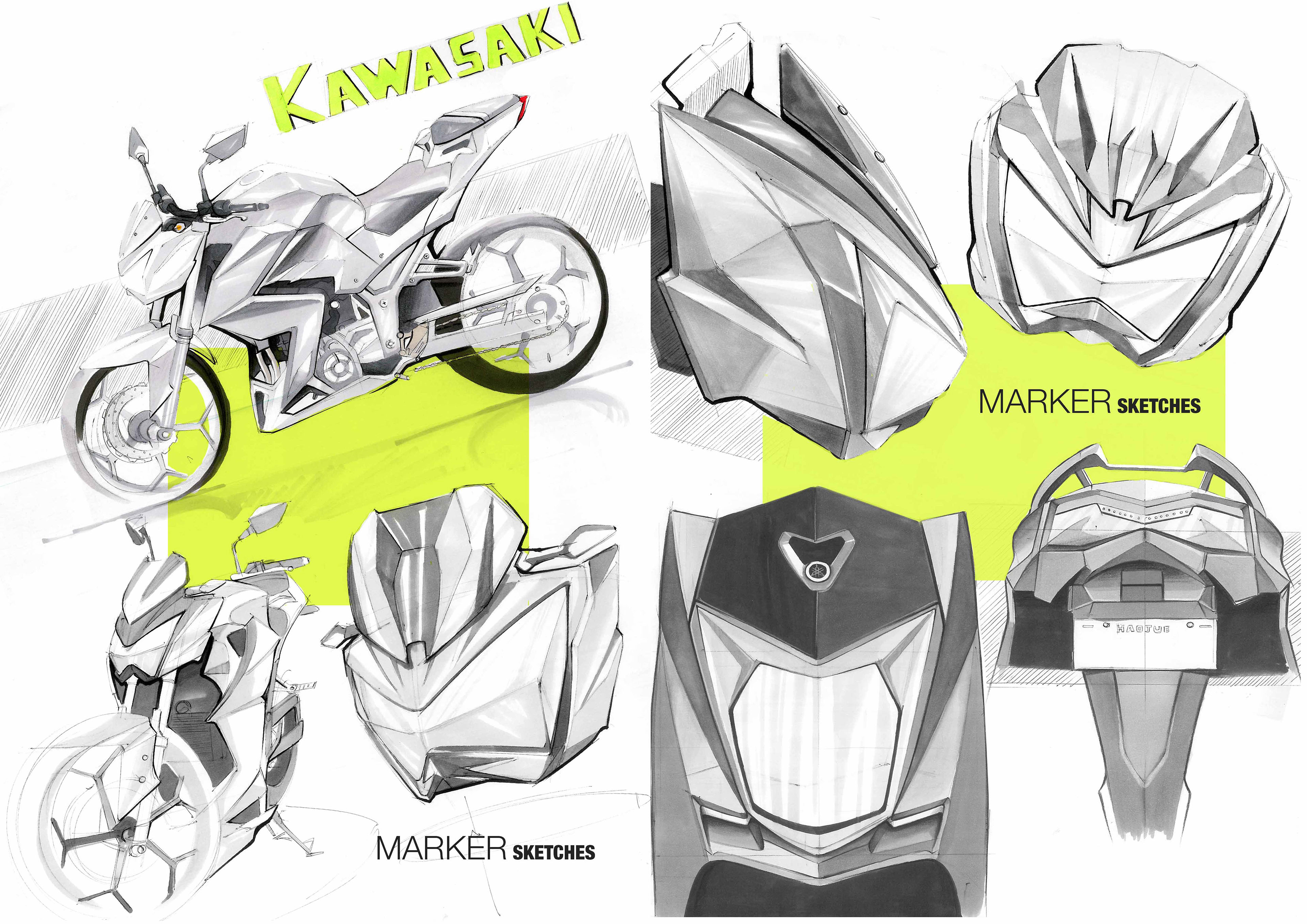 Hand drawn，motorcycle，Great God's small picture book series，