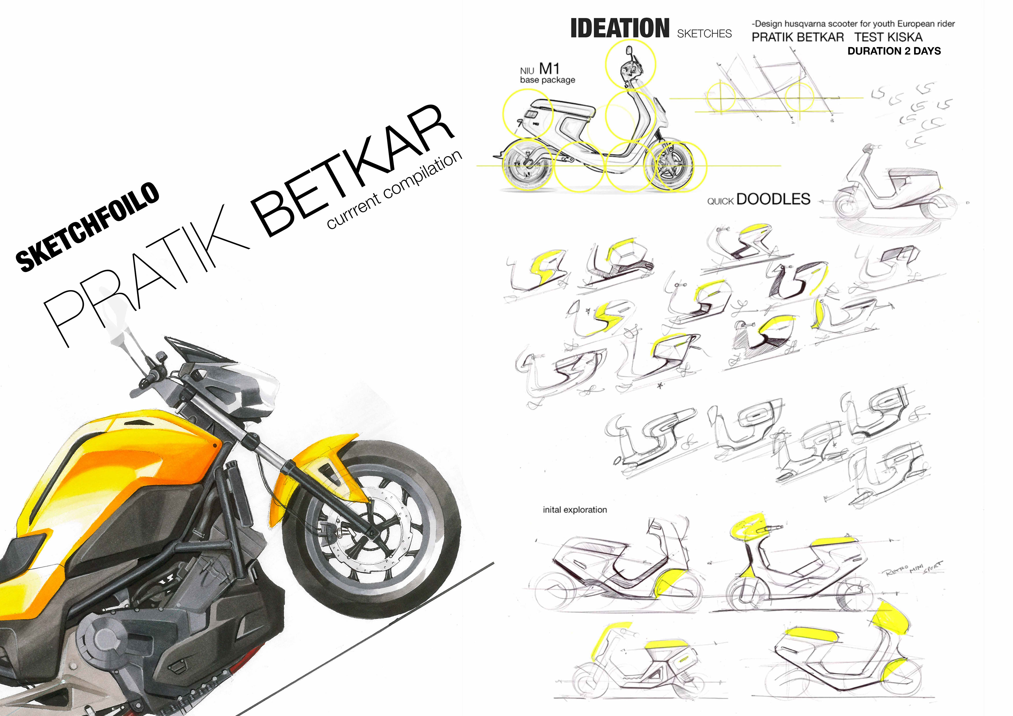 Hand drawn，motorcycle，Great God's small picture book series，