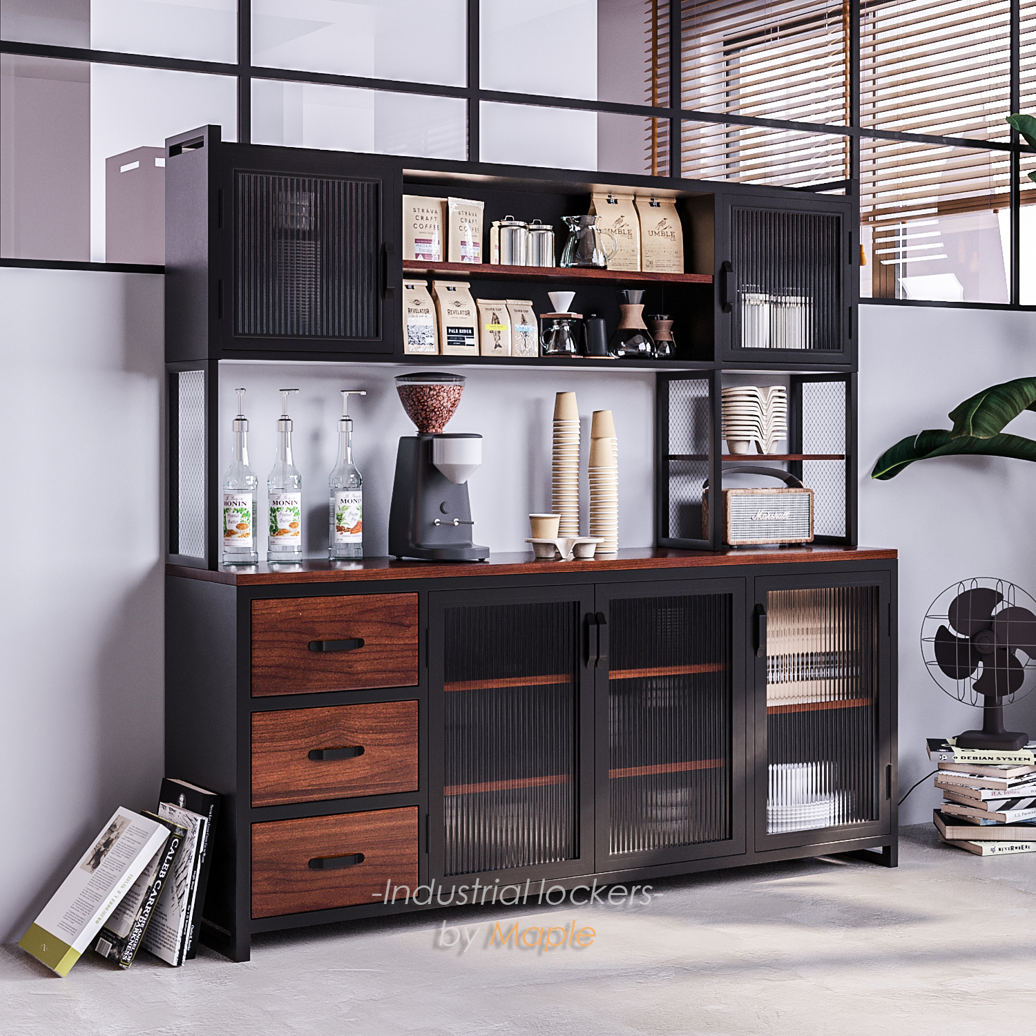 corona，max，furniture，Sideboard，Industry，design sketch，