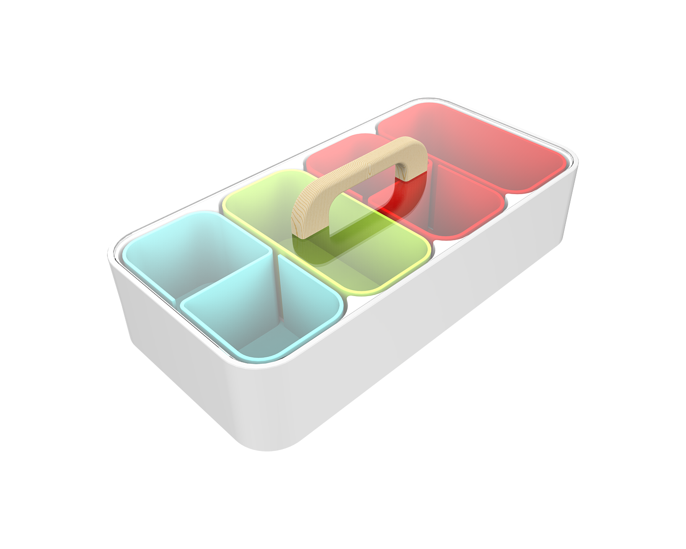 Appearance design of snack fruit box，