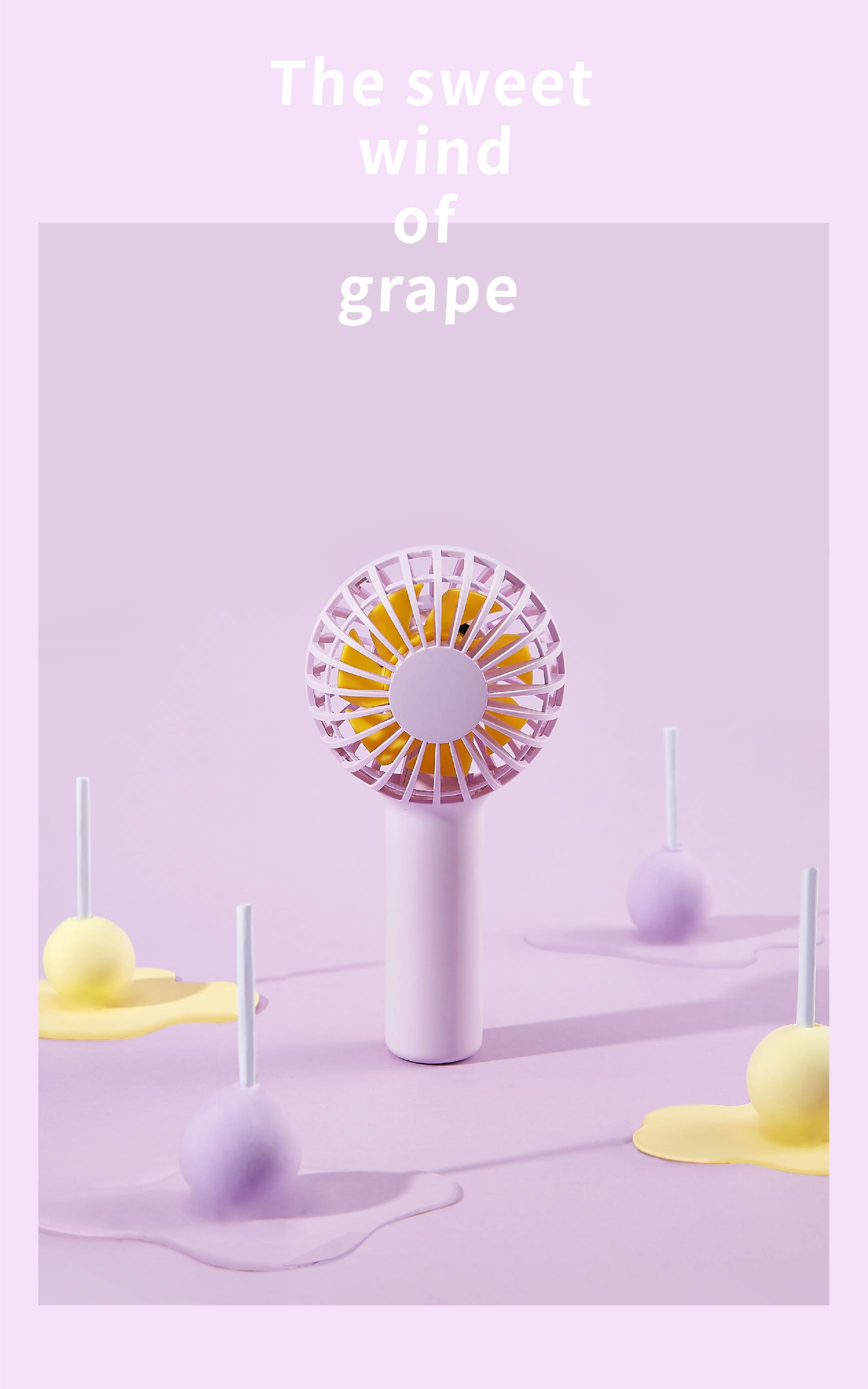 SCREEN，MINISO，Candy series handheld mini fan，