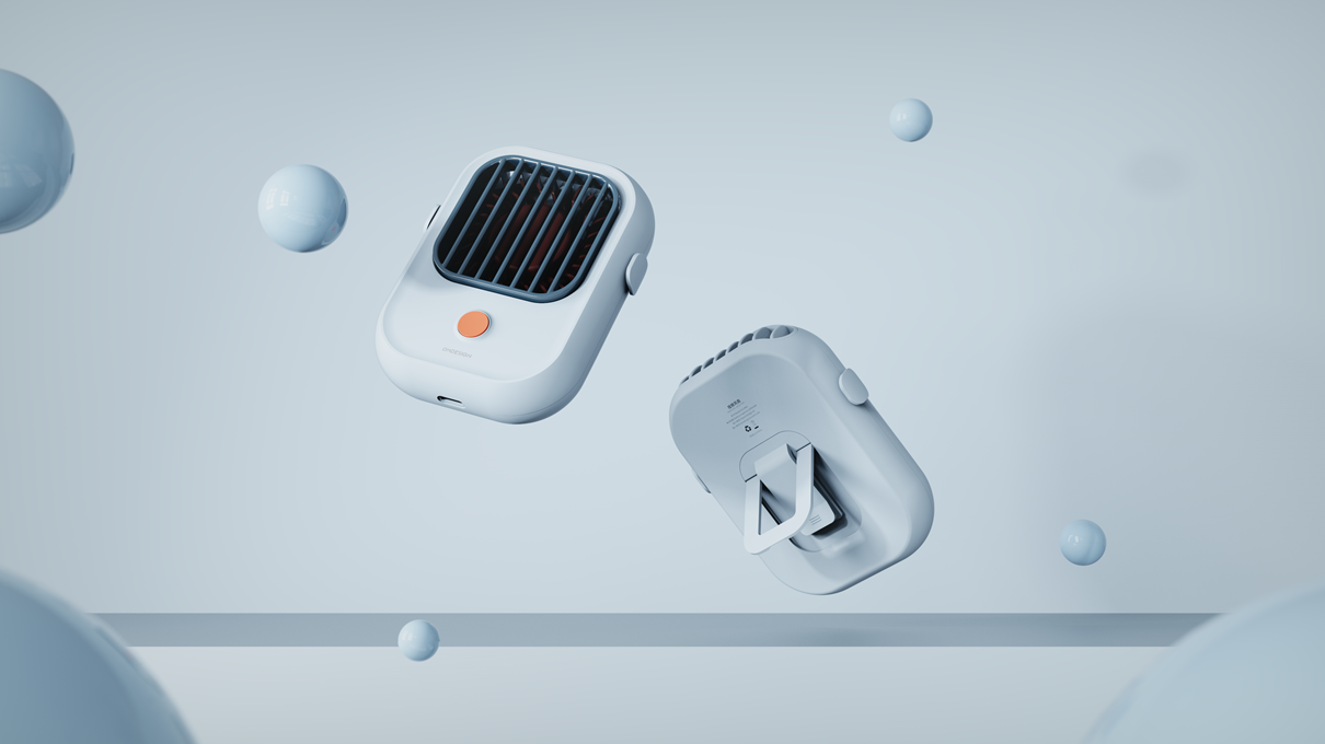 product design，Hanging neck fan，Hand held small fan，Small fan，Appearance design，Handheld fan，