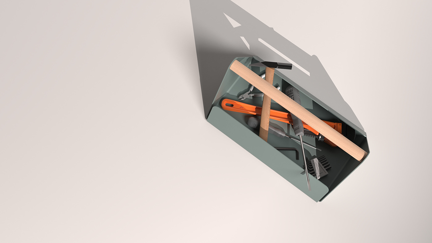 Tray，hold-all，sheet metal，Office Supplies，Receive，bend，concise，