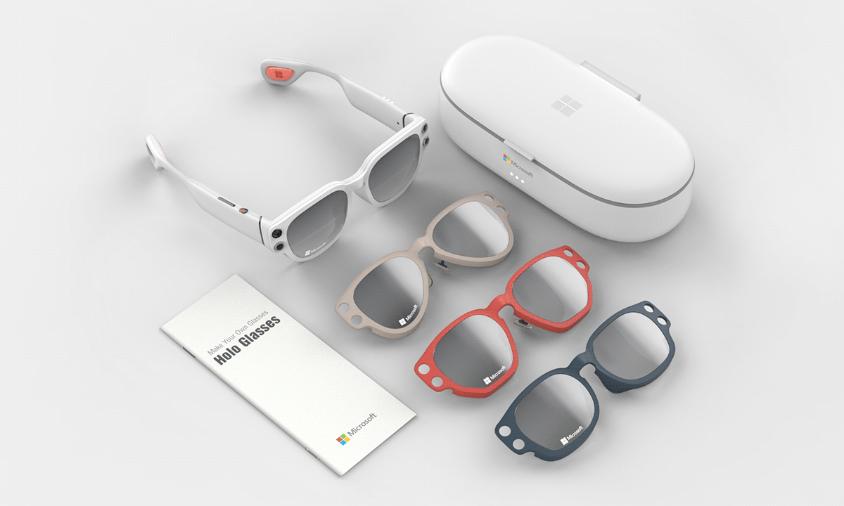glasses，ar，custom，concept，Microsoft，