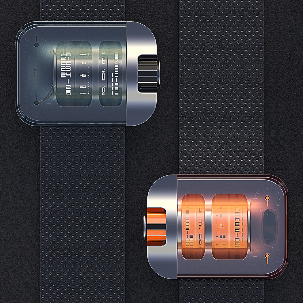 Wrist watch，Porsche，wearable devices ，concept，
