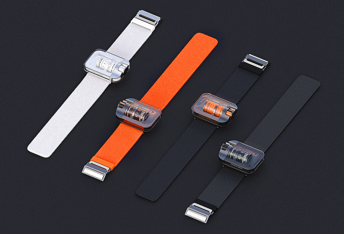 Wrist watch，Porsche，wearable devices ，concept，