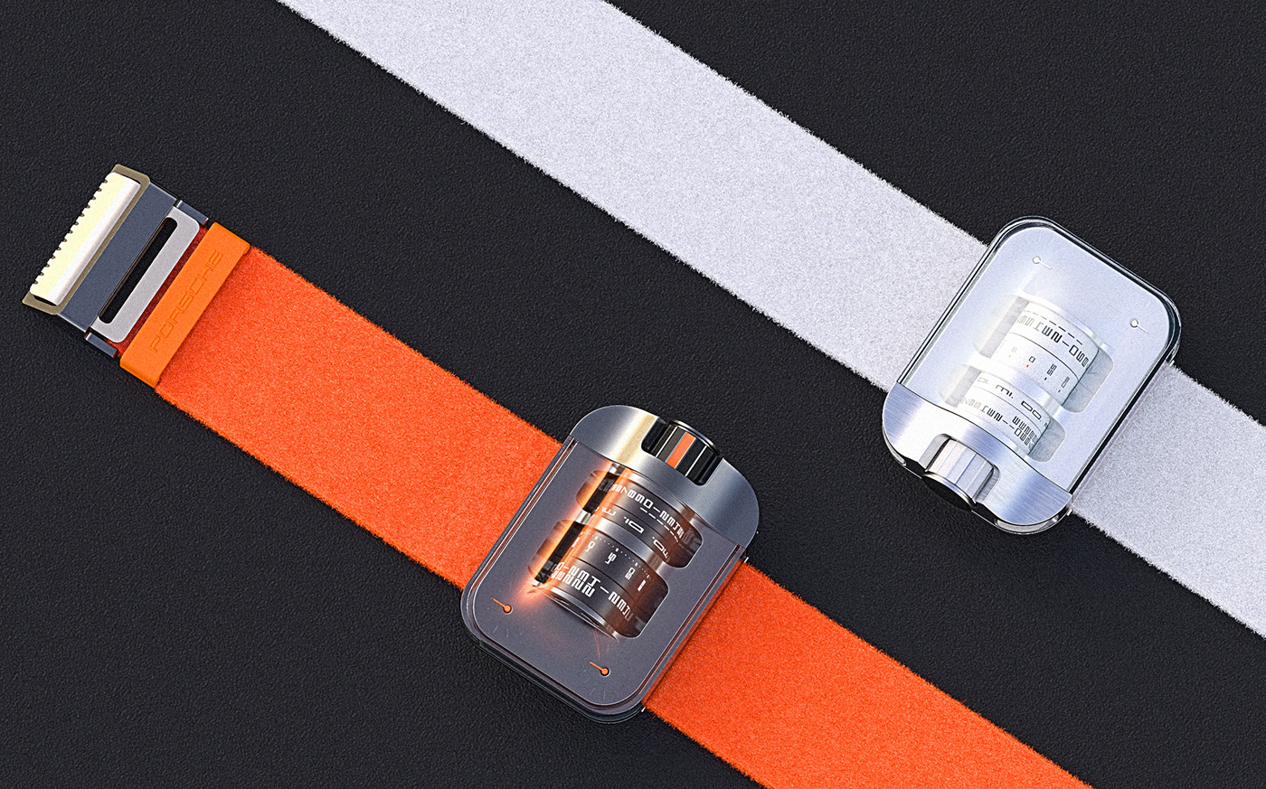 Wrist watch，Porsche，wearable devices ，concept，