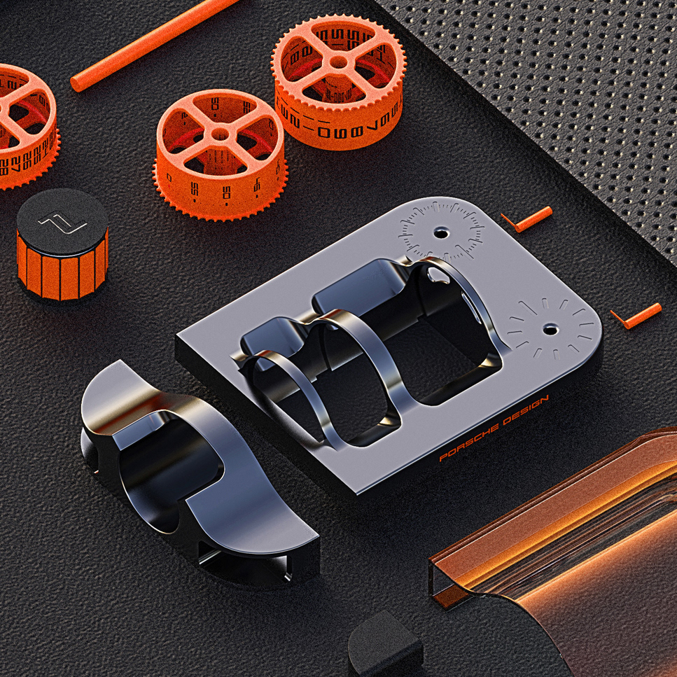 Wrist watch，Porsche，wearable devices ，concept，
