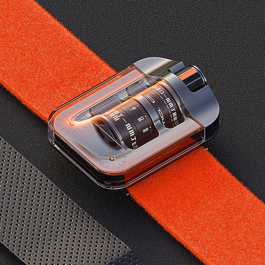 Wrist watch，Porsche，wearable devices ，concept，