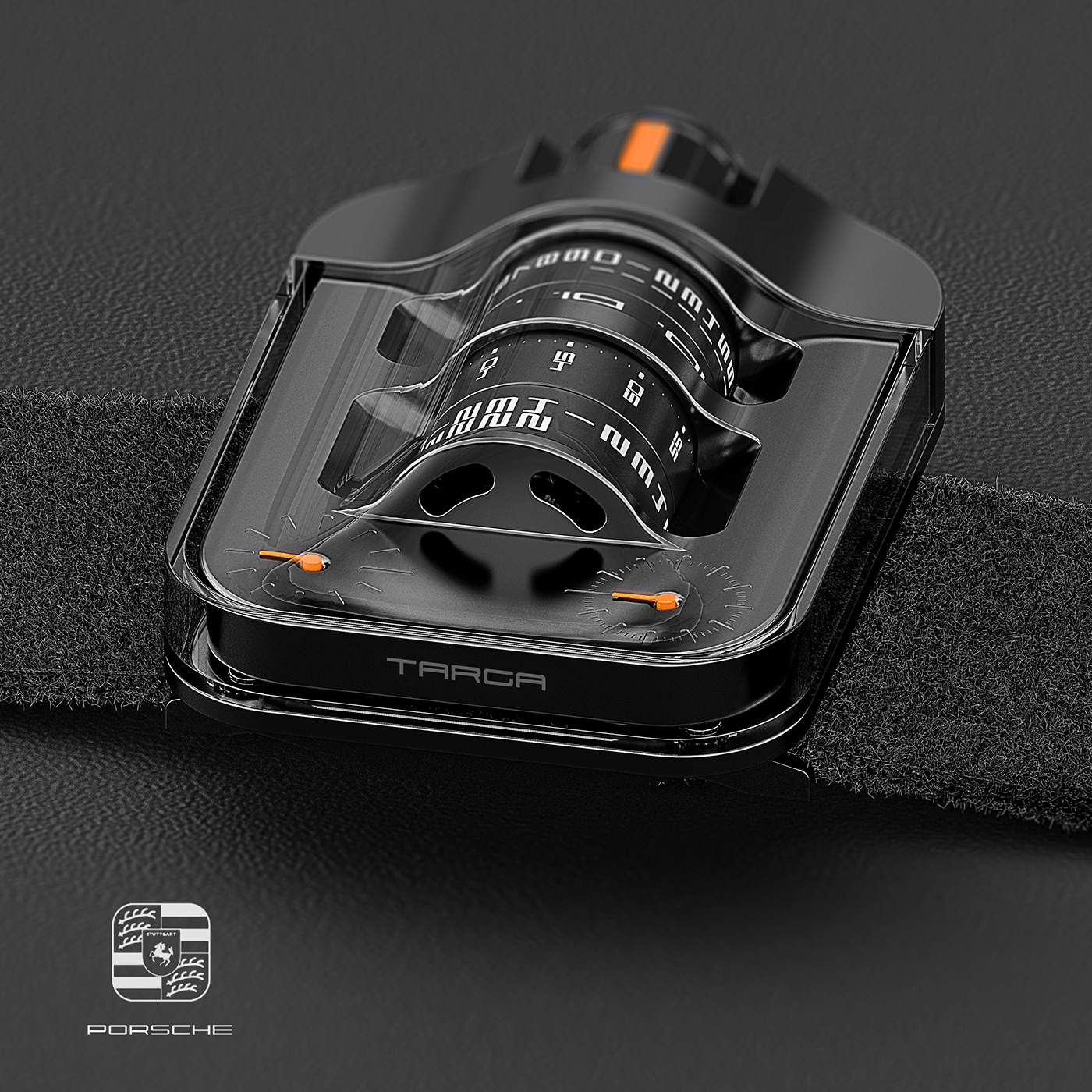 Wrist watch，Porsche，wearable devices ，concept，
