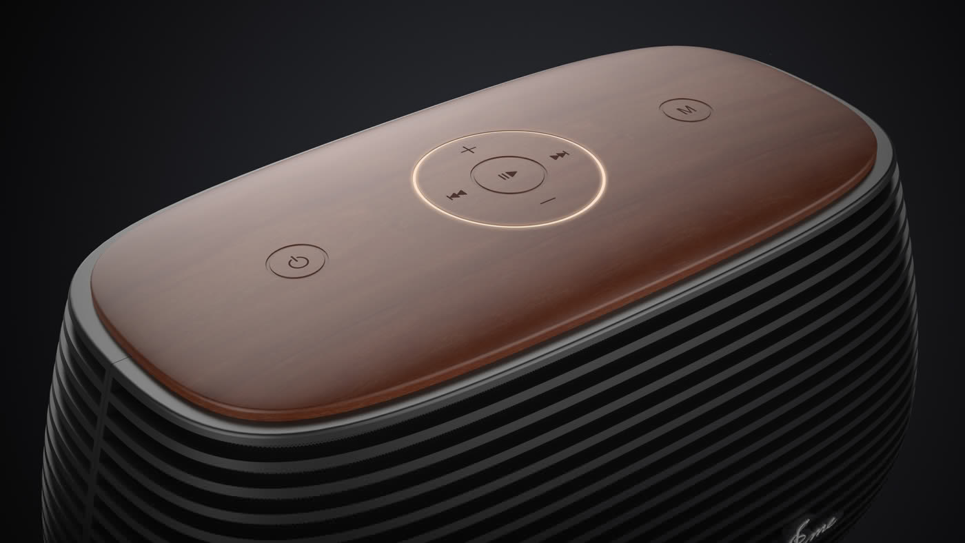 loudspeaker box，wireless，black，woodiness，