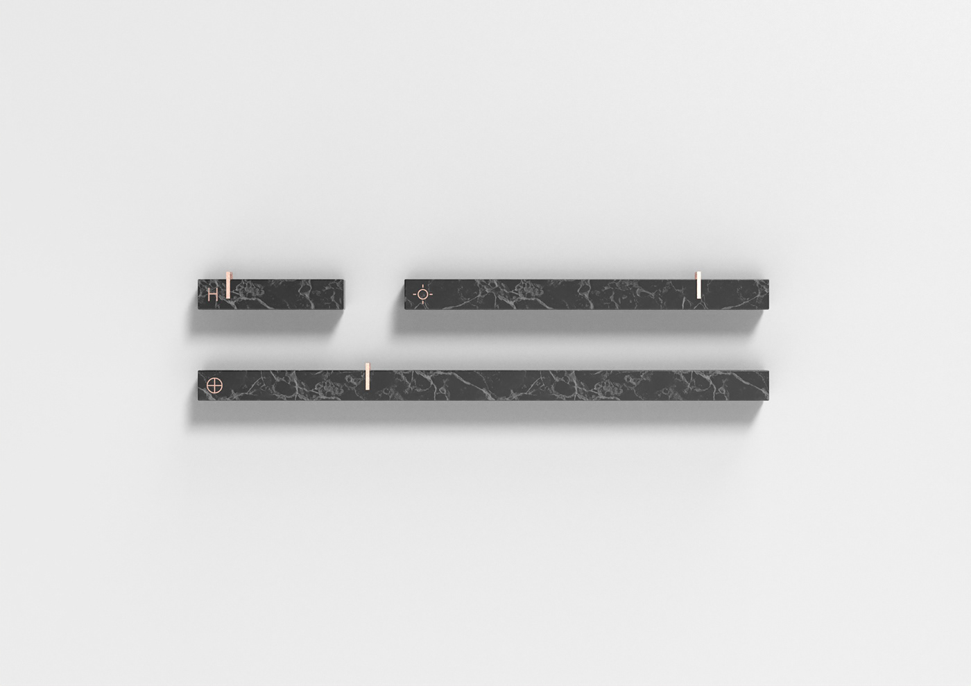 Clock，linear，Marble，Simplicity，